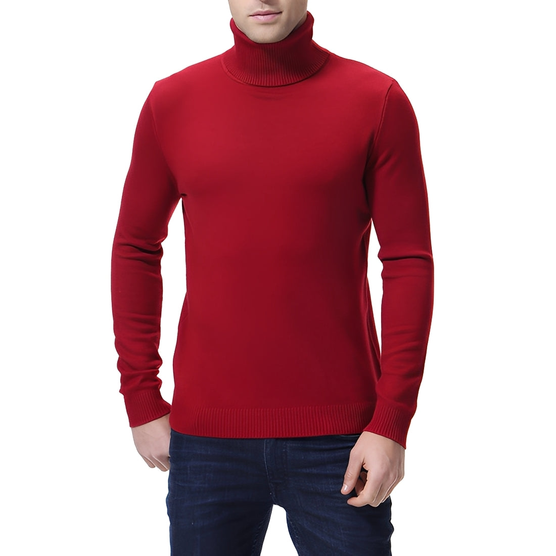 Jimmy - Women's Slim-Fit Turtleneck Sweater