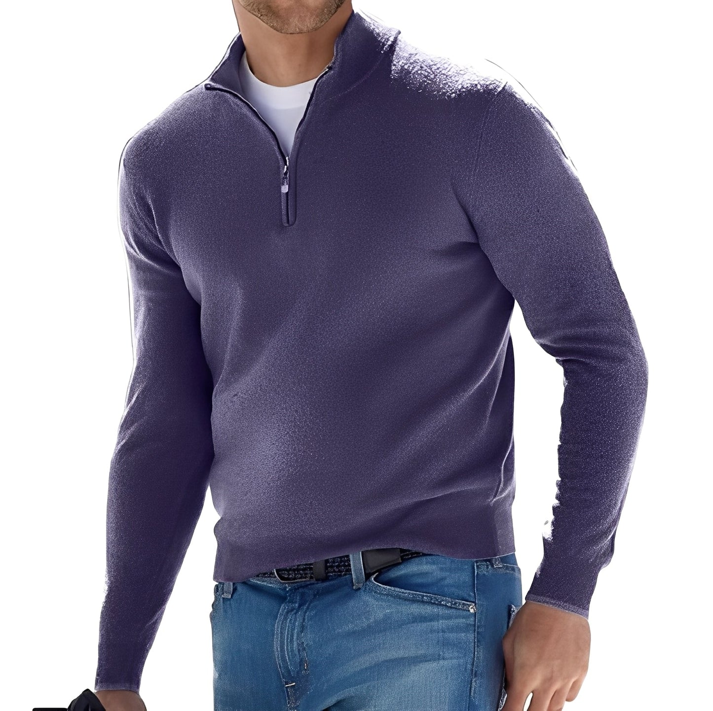 Ralph – Komfortabler Herren-Kaschmirpullover mit Zipper