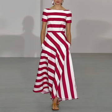 Rebecca - Stilvolles Maxikleid in A-Linie für  Frauen