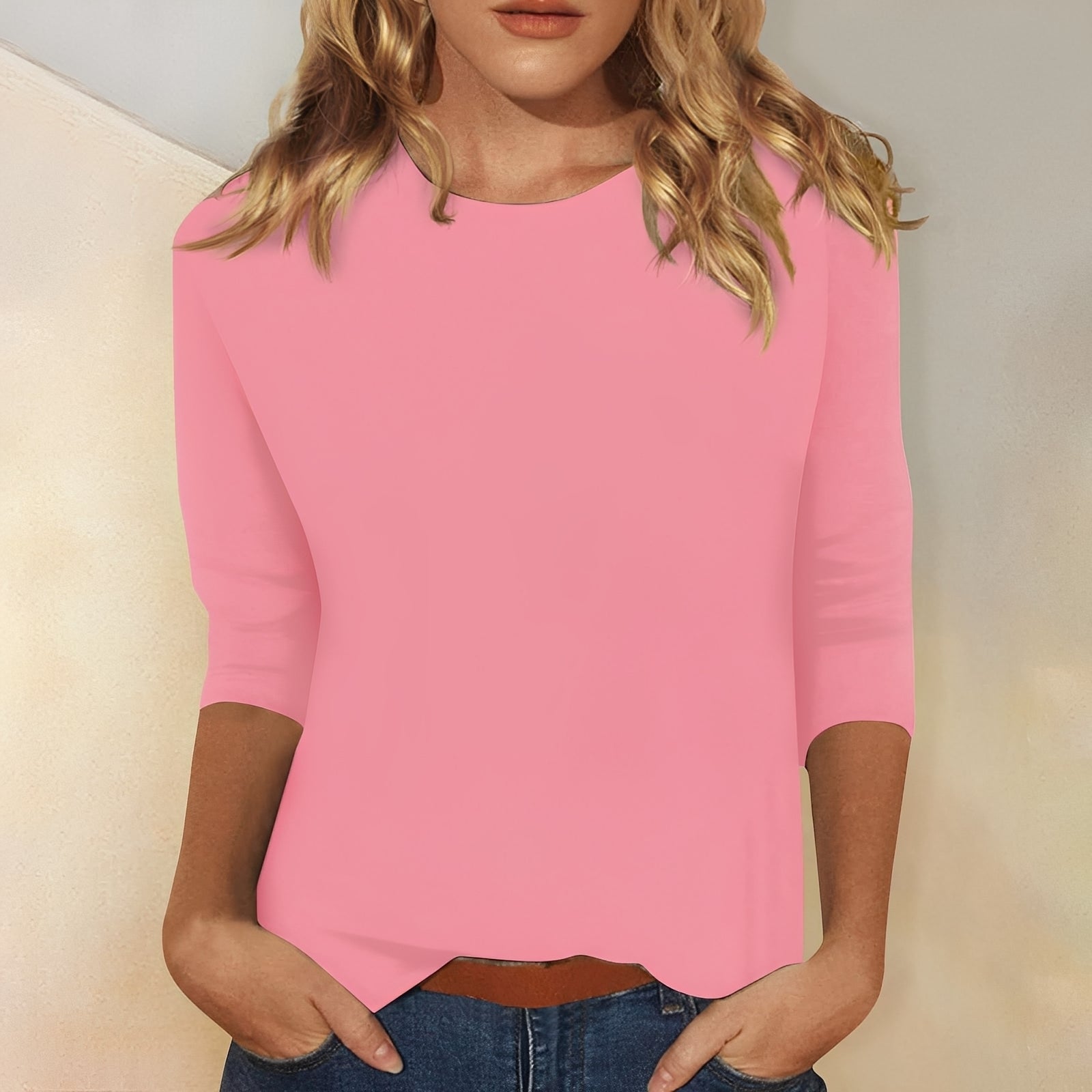Katherina - Bequemes Rundhals-Shirt
