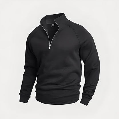 Wiley - Bequemer Herren-Fleecepullover mit Zipper
