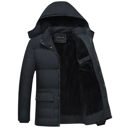 Hugo – Black Winter Coat Men