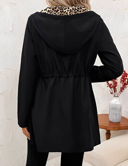 Jennelle - Fashionable reversible women's hooded jacket