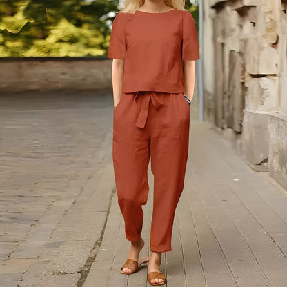 Kerine - Women's set of cotton and linen pants