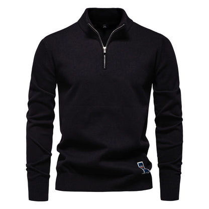 Caelum - Bequemer Slim-Fit-Strickpullover für Herren