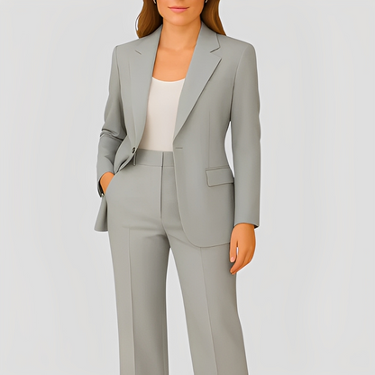Maeva - Elegant long blazer and pantsuit for women