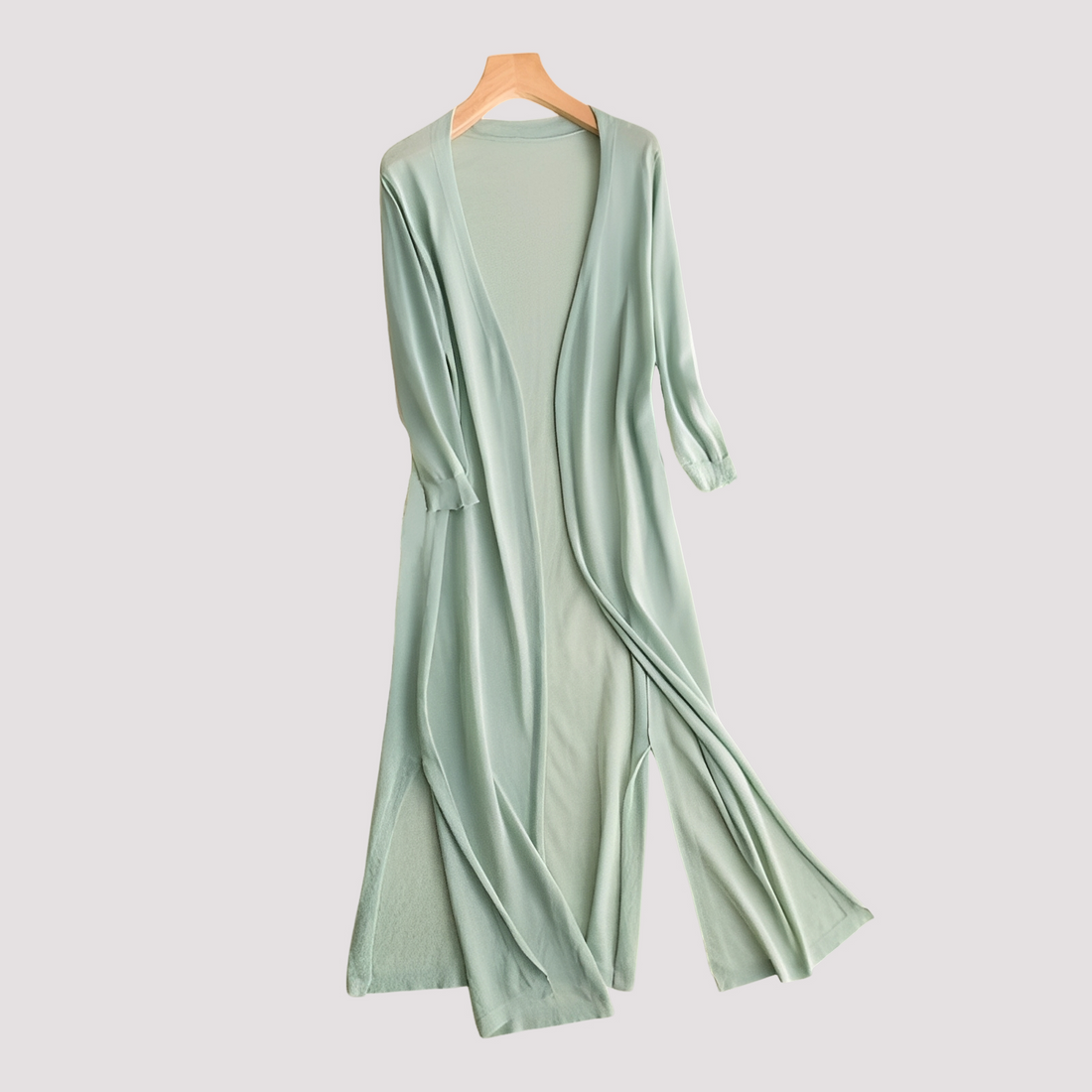 Fannie - Bequemer langer Damen-Cardigan