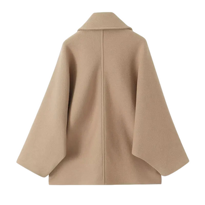 Jessy – Beige transitional coat for women