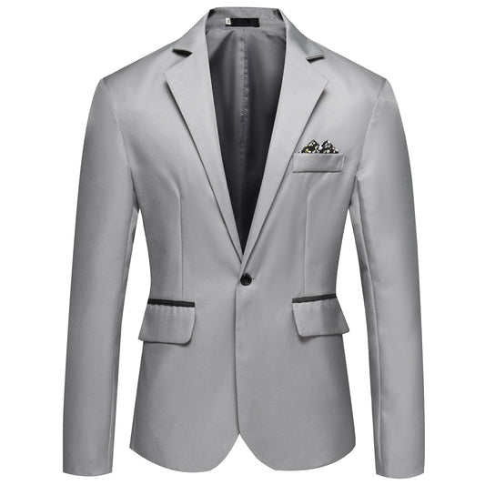 James - Elegant, tailored men's blazer with single-breasted design