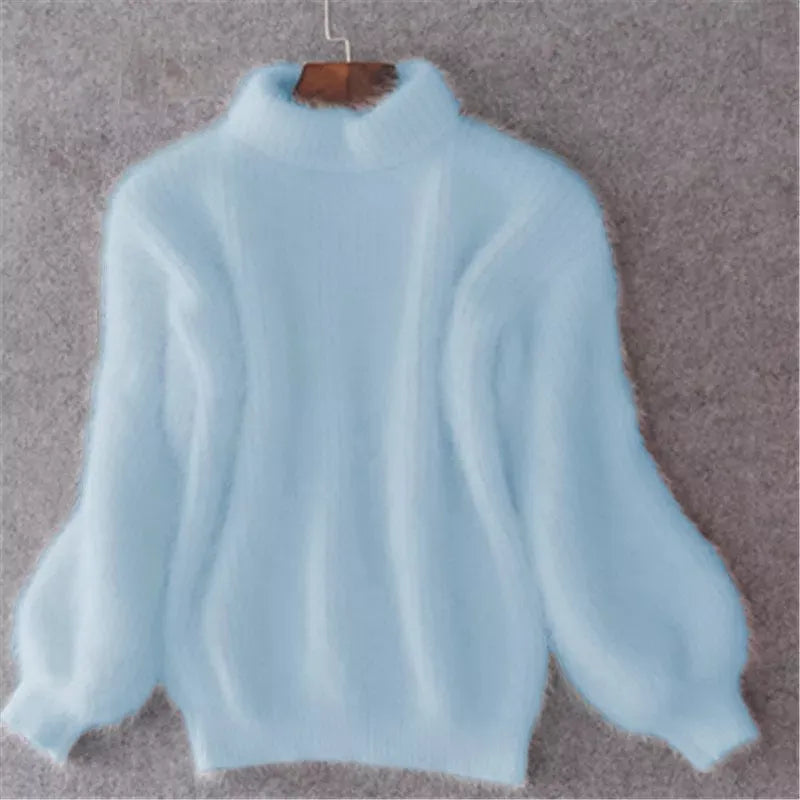 Brenda – Vintage Pullover im Angora-Stil