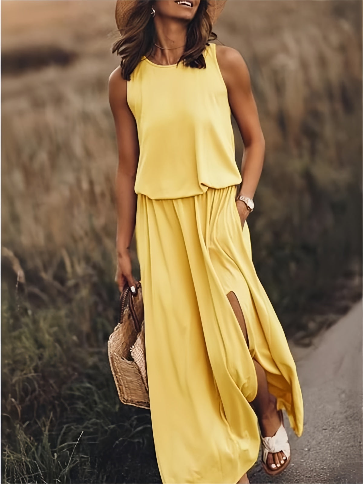 Edna - Boho-Maxikleid aus Modal im stilvollen Design