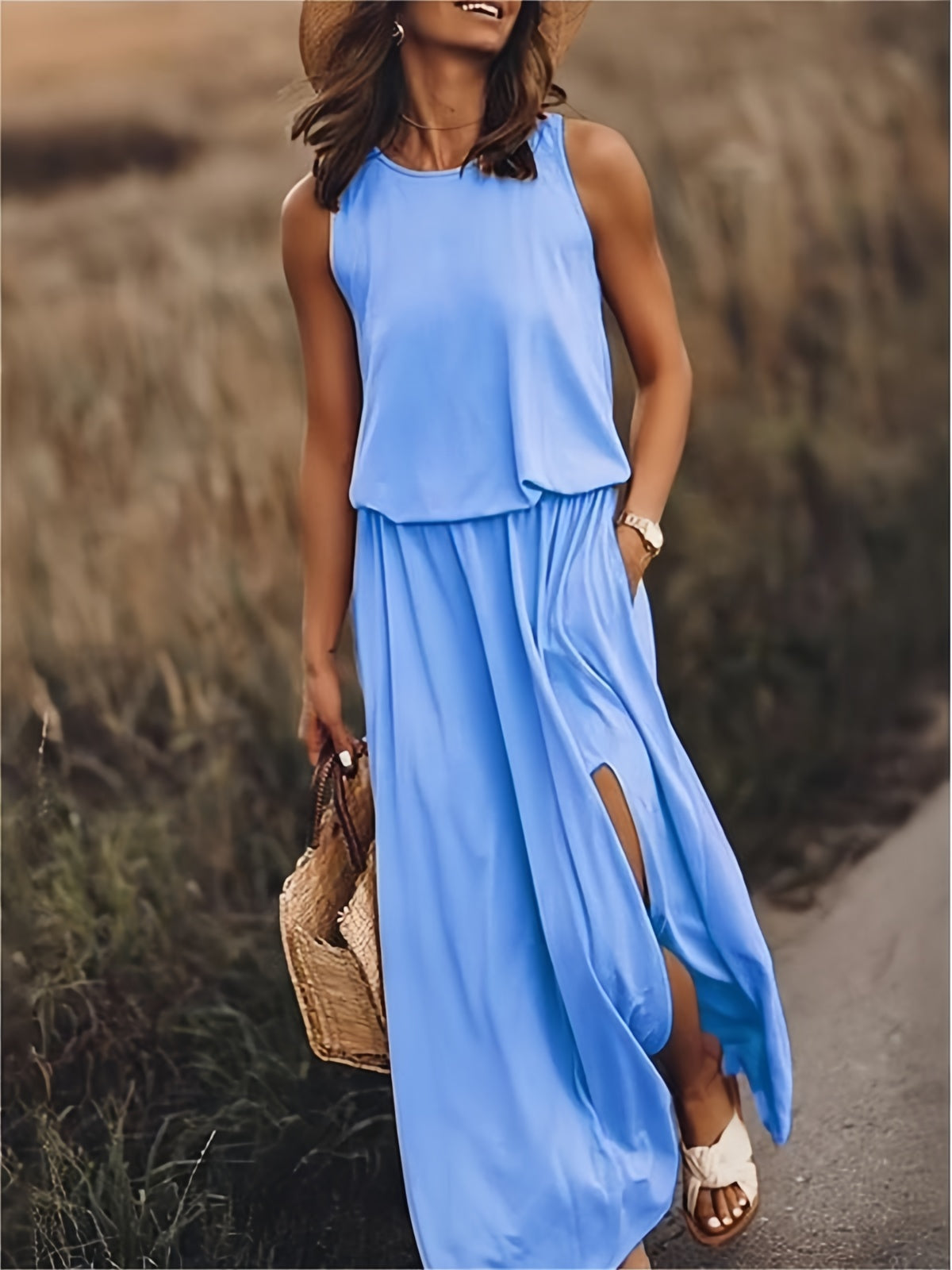 Edna - Boho-Maxikleid aus Modal im stilvollen Design