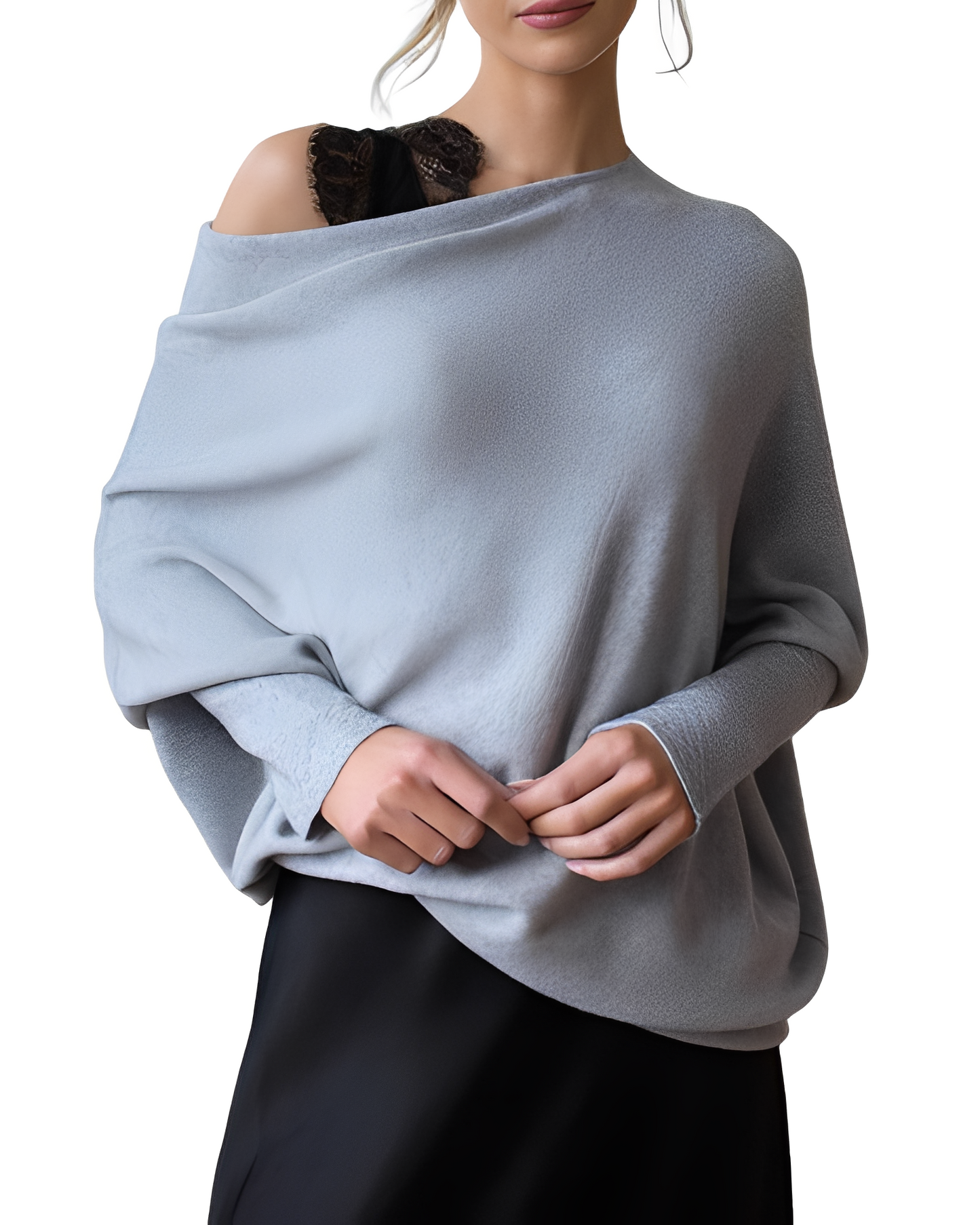 Gabrielle - Schicker Damenpullover mit freien Schultern