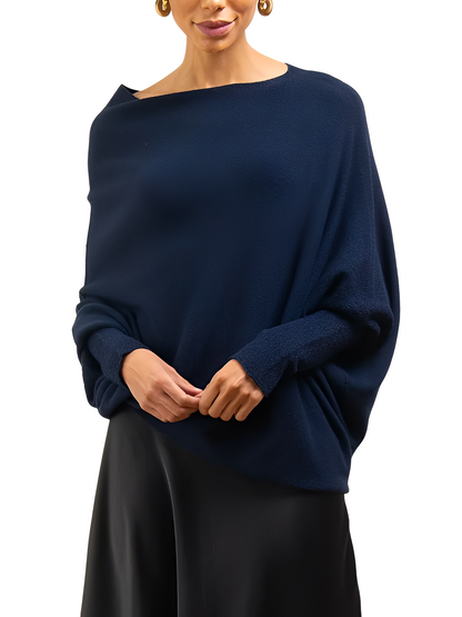 Gabrielle - Schicker Damenpullover mit freien Schultern