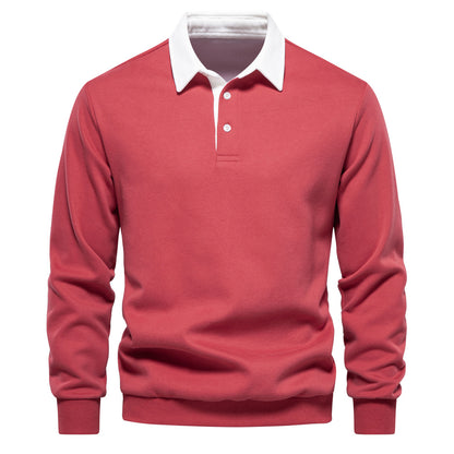 Georgie - Elegantes Langarm-Poloshirt für Herren