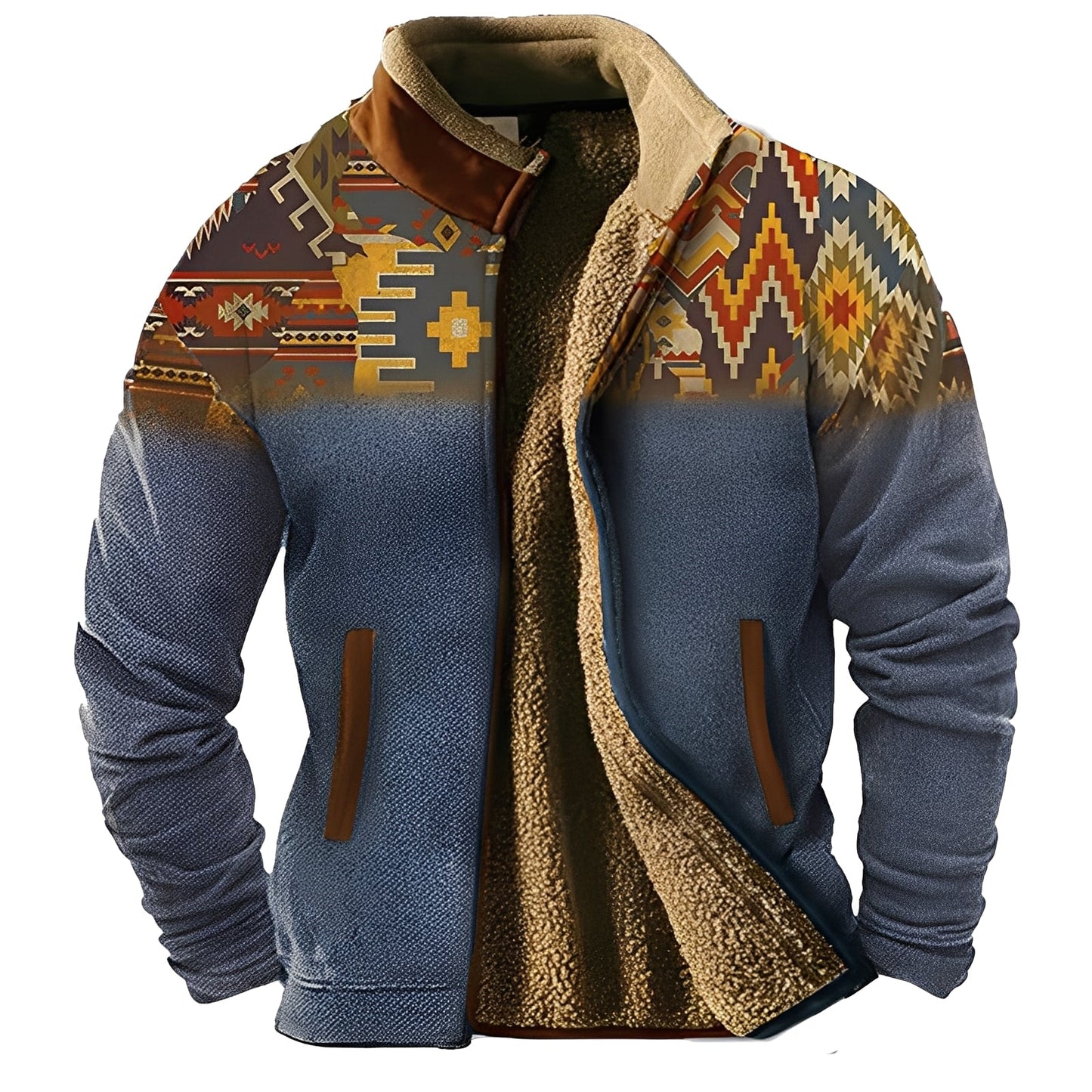 Aubert - Men's fleece jacket for outdoor activities