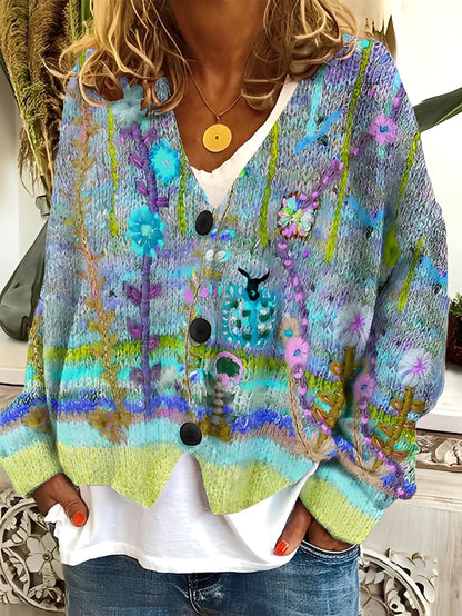 Daphné - Comfortable and colorful sweater for women