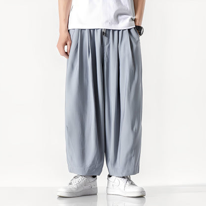 Adam - men's trousers made of cotton with wide leg