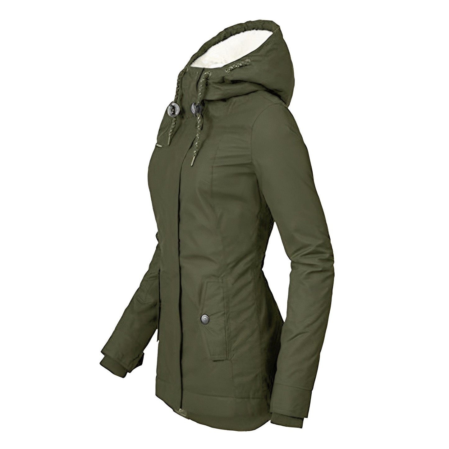 Melba - Warmer, waterproof women's coat with hood