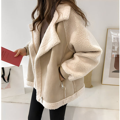 Lucienne - Soft Oversize Faux Fur Coat for Women