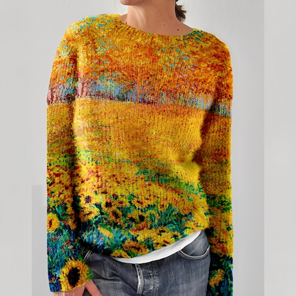 Liliane - Women's wool sweater for the winter