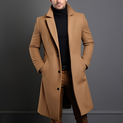 Kévin - Classic men's coat with lapels