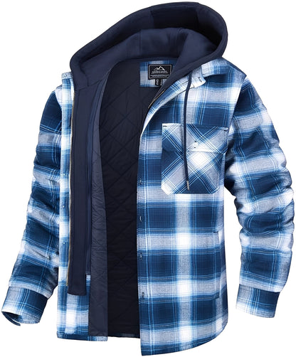 Hero - Warm men's winter jacket with hood