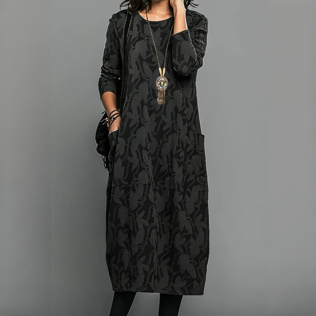 Alisha - Stilvolles Langarmkleid