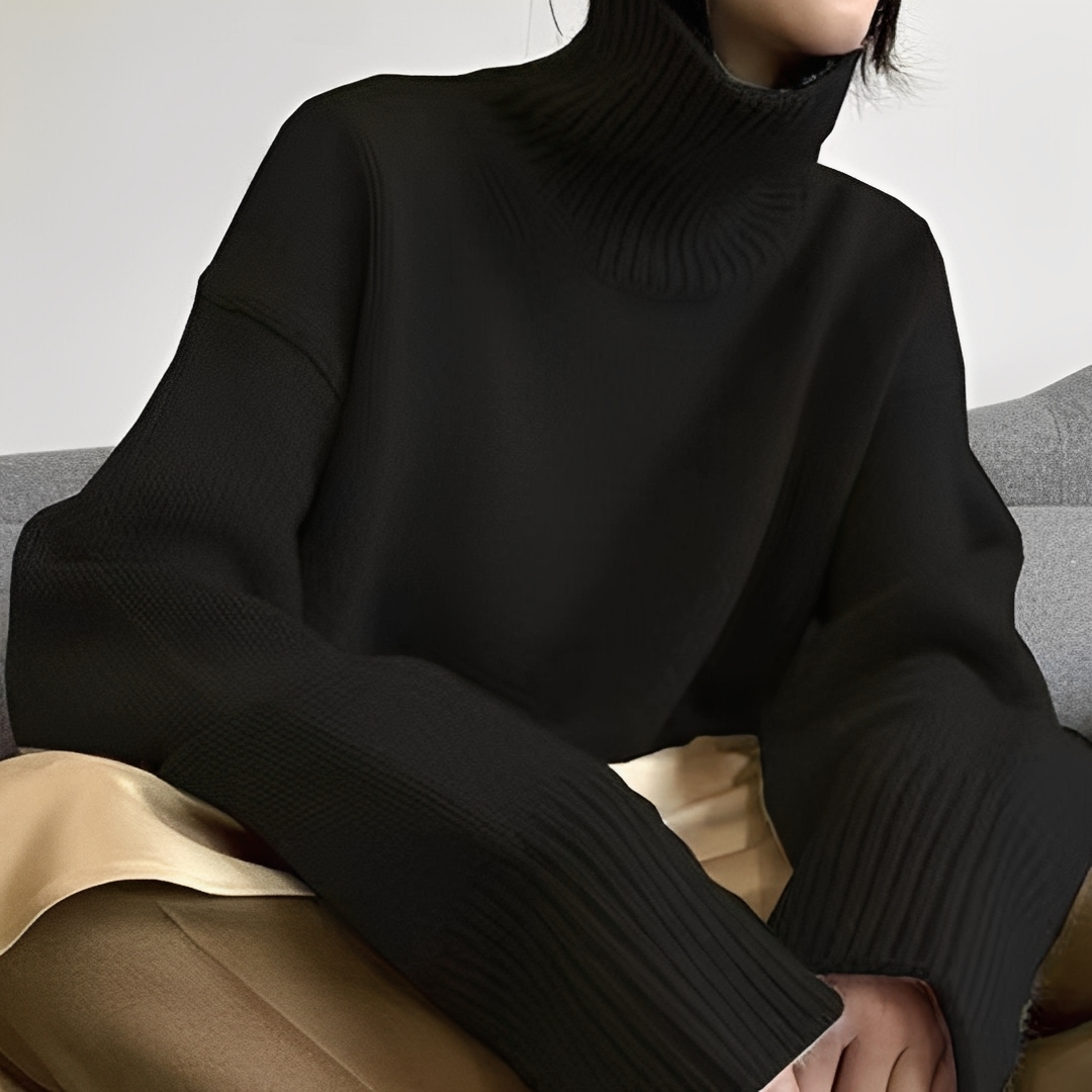 Ophélie - Stylish Turtleneck Sweater for Women