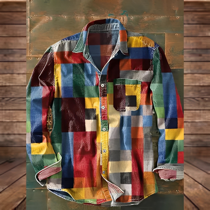 Gontran - Stylish shirt with useful pocket for men