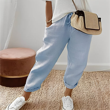 Jacinthe - women's pants with drawstring for comfort