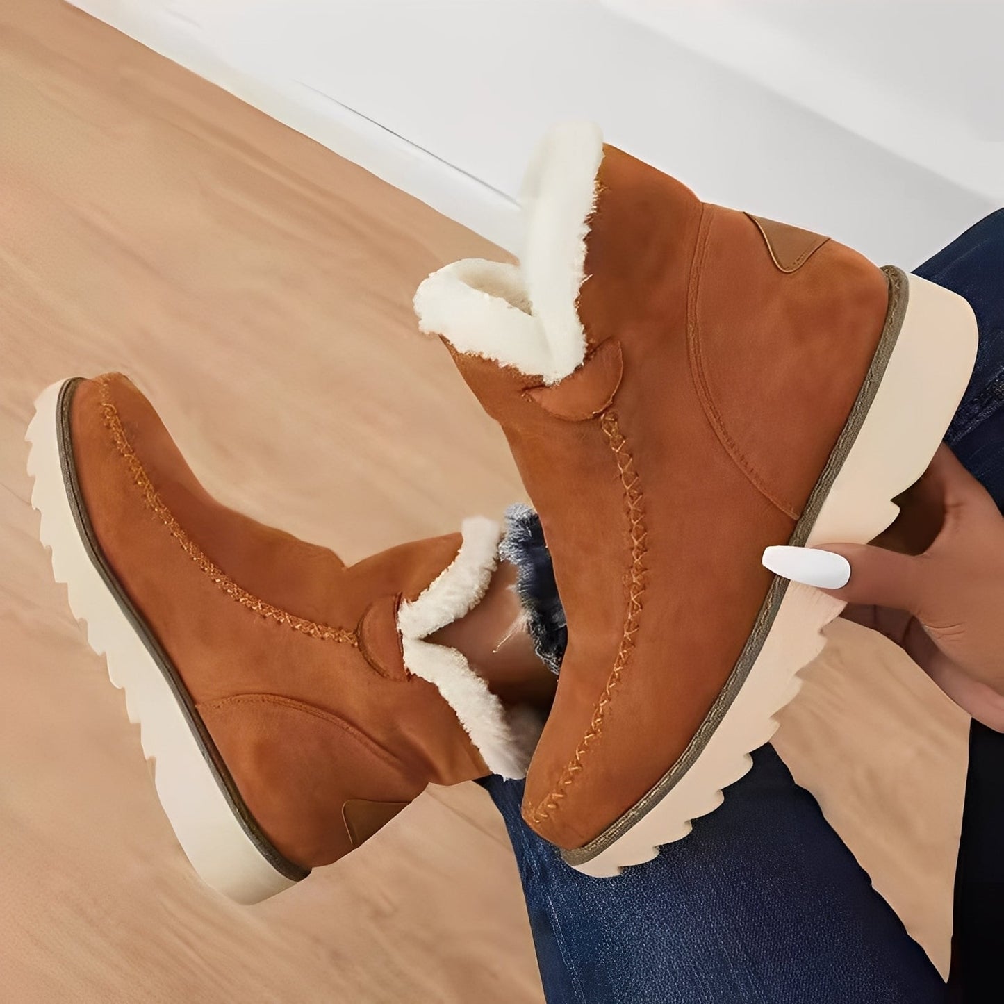 Maëly - Stylish and warm women's ankle boots