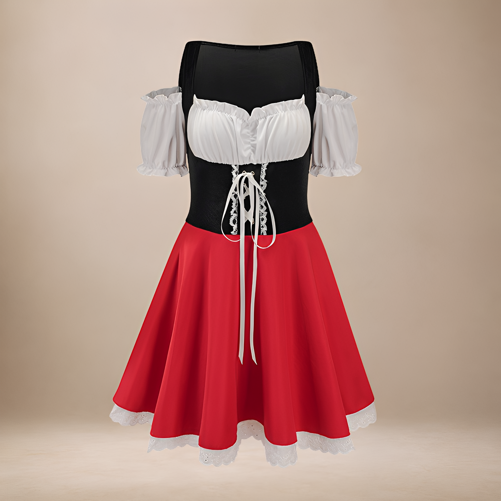 Daisie - Modernes, kurzes, festliches Oktoberfest-Kleid