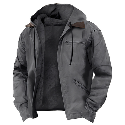 Derrick - men's hoodie with many pockets and warm style
