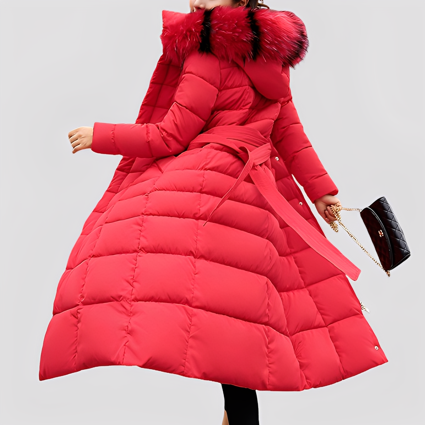 Mollie - Elegant, Lined Women's Long Coat