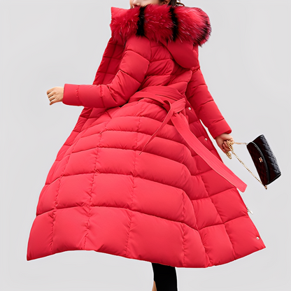 Mollie - Elegant, Lined Women's Long Coat