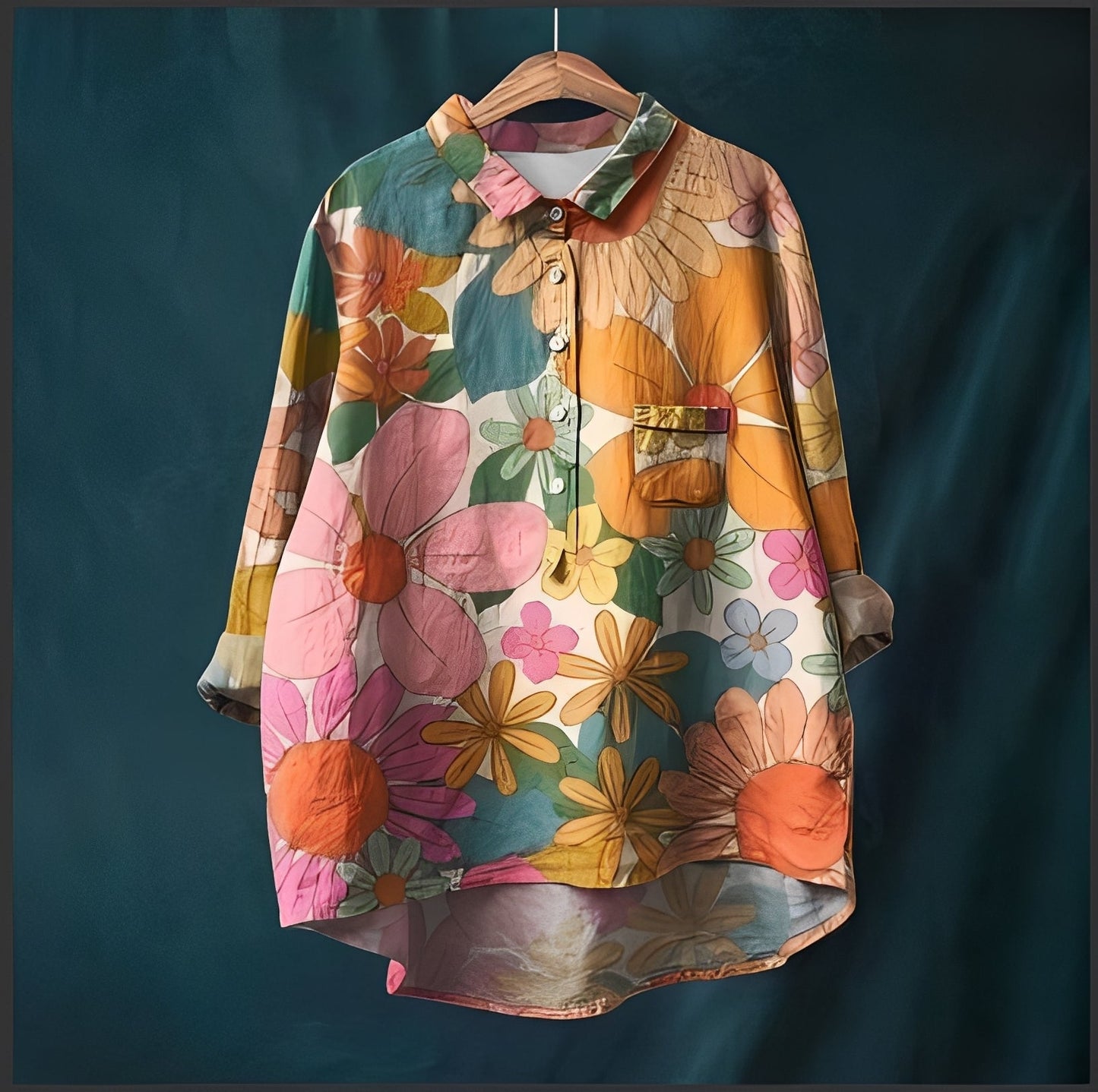 Gwenaël - Traditional women's long-sleeve shirts