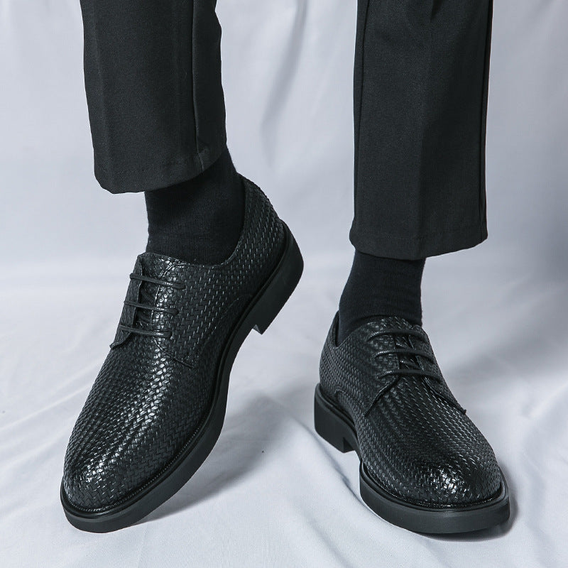 Tristan - Stilvolle 3D-gewebte Leder-Oxfordschuhe für Herren