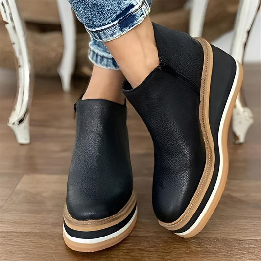 Lyana - winter boots with zipper for women