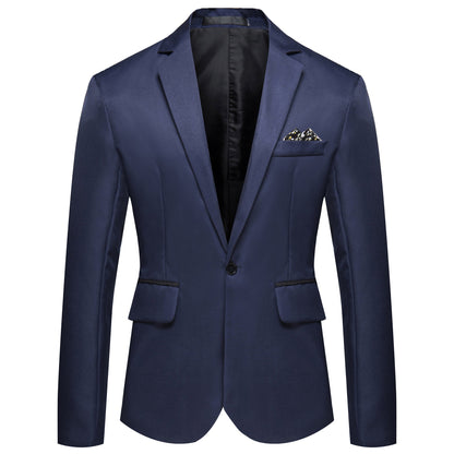 James - Elegant, tailored men's blazer with single-breasted design
