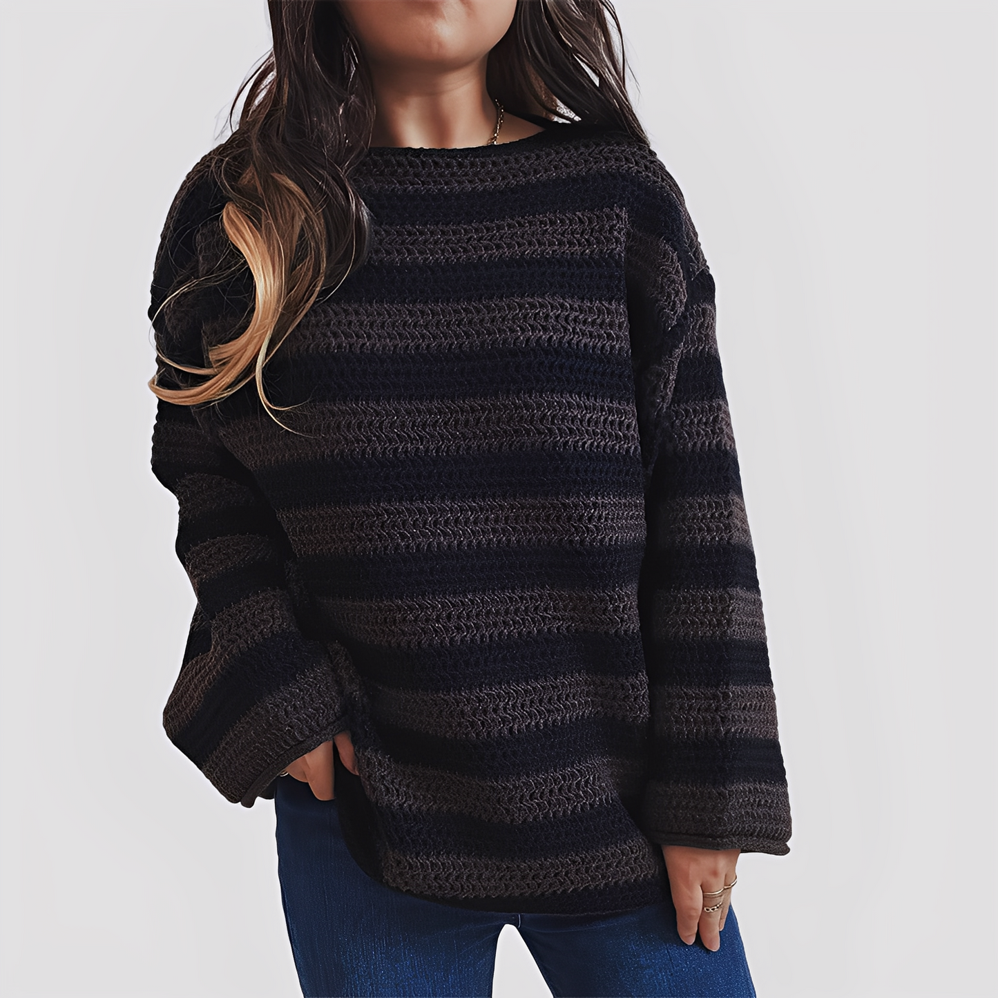Millie - Elegant, soft, loosely knitted women's sweater