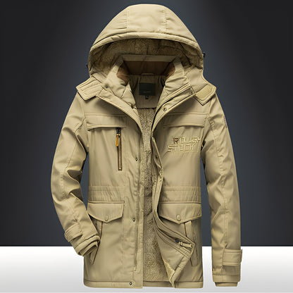 Lambert - Warm winter coats with hood for men