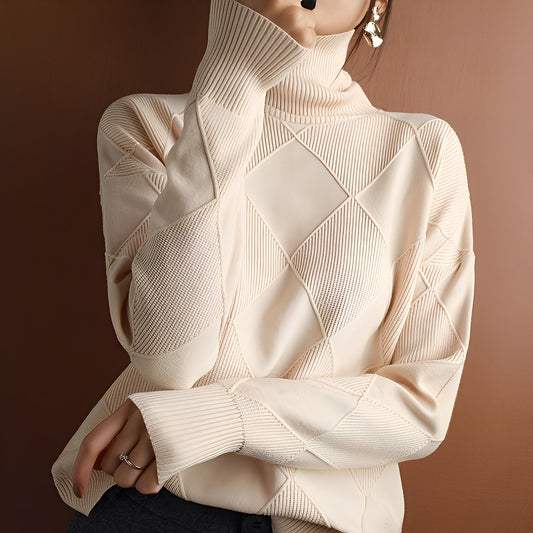 Mariette - Oversized Turtleneck Sweater for Women in Winter