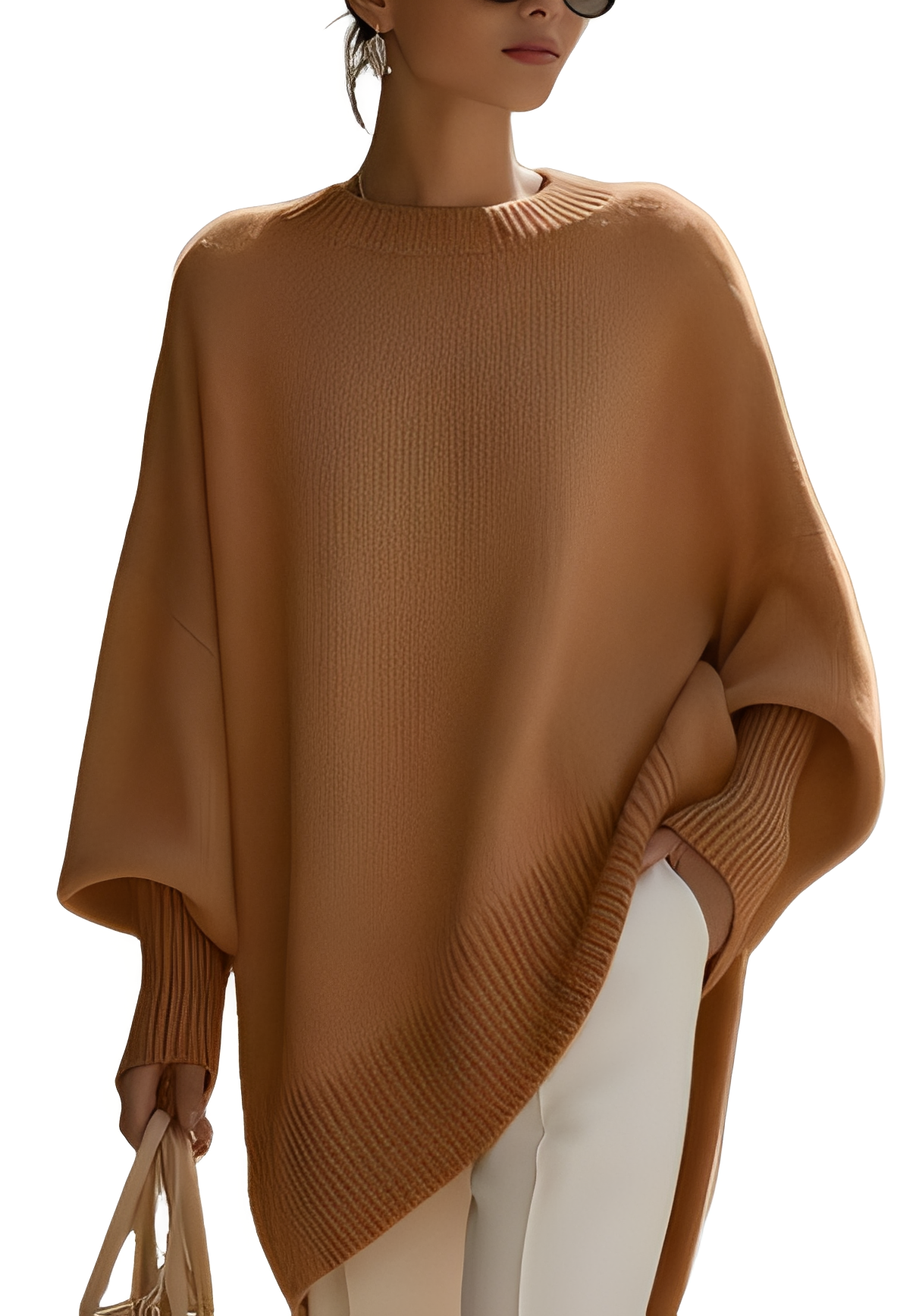 Pamella - Fashionable cashmere oversized sweater for women