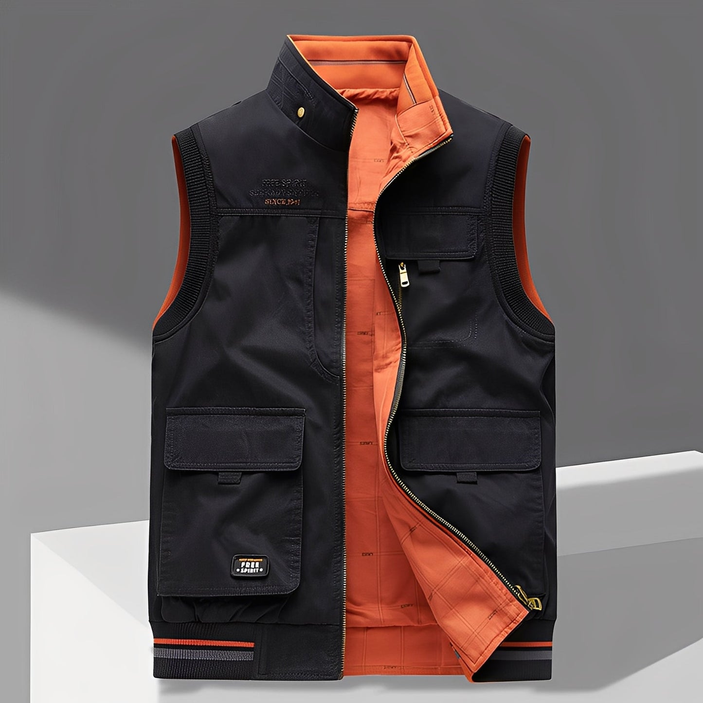 Géraud - Edle Weste mit vielen Taschen für Herren