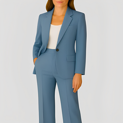 Maeva - Elegant long blazer and pantsuit for women
