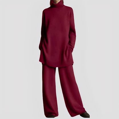 Jessica - Elegant lounge set with turtleneck for women