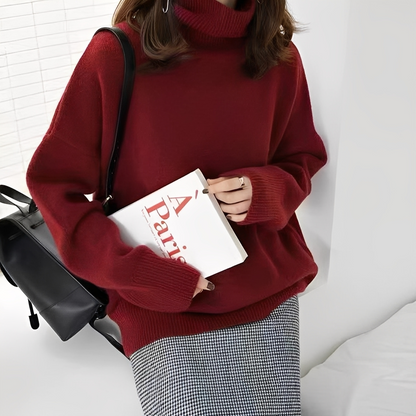 Ophélie - Stylish Turtleneck Sweater for Women