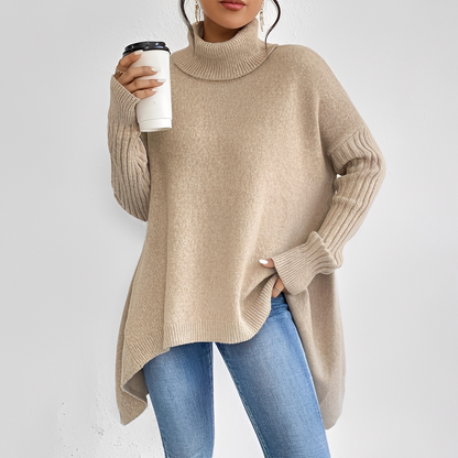 Maëlle - women's turtleneck sweater made of cashmere