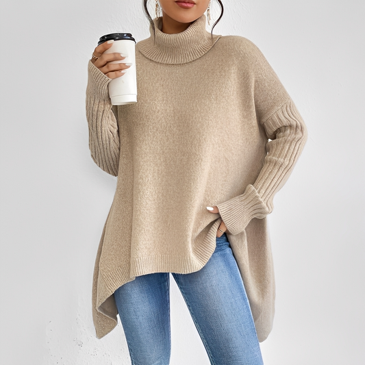 Maëlle - women's turtleneck sweater made of cashmere
